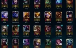 Conta lol, gold 4 (solo duo)120 champions/31 skins
