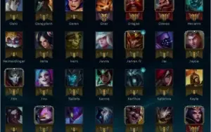 Conta lol, gold 4 (solo duo)120 champions/31 skins