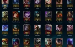 Conta lol, gold 4 (solo duo)120 champions/31 skins