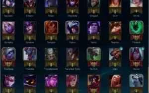 Conta lol, gold 4 (solo duo)120 champions/31 skins