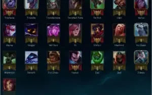 Conta lol, gold 4 (solo duo)120 champions/31 skins