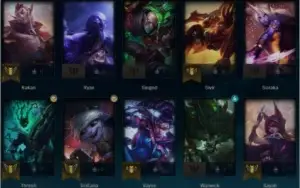 conta lol smurf diamante 1 67% wr