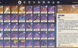 AR 57 - 12 personagens 5* + 4 armas 5* + mapas 100%