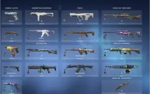 CONTA VALORANT (600 REAIS EM SKINS) 350 PRA SAIR RAPIDO
