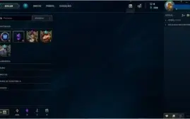 Conta de lol com mais de 40 champ, 27 skins