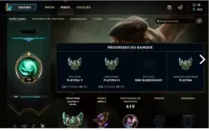 CONTA LOL - PLATINA 3 - TODOS OS CHAMPIONS + 258 SKINS