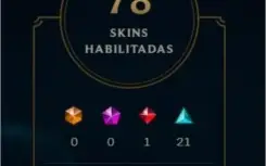 Conta LOL Diamante 3 Todos os champions 78 Skins
