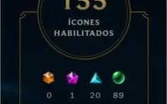 Conta LOL Diamante 3 Todos os champions 78 Skins