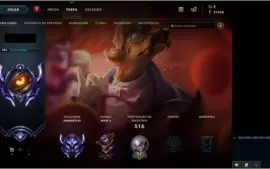 Conta LOL Diamante 3 Todos os champions 78 Skins