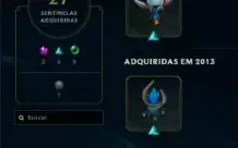Conta LoL de 2012