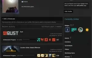 CONTA STEAM LVL 100 + CS:GO + MEDALHAS