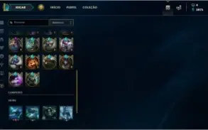 Conta LOL PLATINA