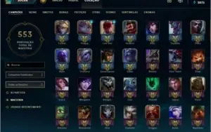 Conta LOL PLATINA