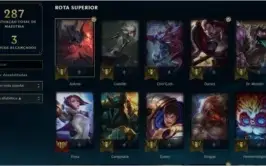 conta lol, plat 4, mais de 20k de essencia azul