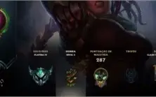 conta lol, plat 4, mais de 20k de essencia azul