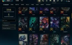 Conta Unranked com 85 Champs e 47 Skins (SERVIDOR N.A)