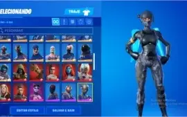 CONTA FORTNITE SEASON 1 COM TUBARÃO MAKO E CEIFADOR