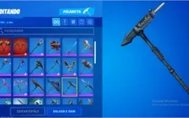 CONTA FORTNITE SEASON 1 COM TUBARÃO MAKO E CEIFADOR