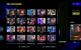 conta de pc Efootball 2024 painel da stean
