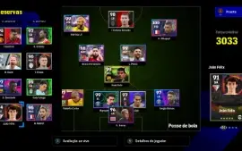 conta de pc Efootball 2024 painel da stean