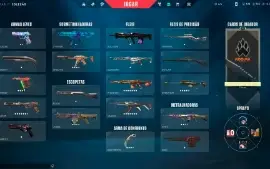 vendo conta valorant full acesso contendo skins platina 1