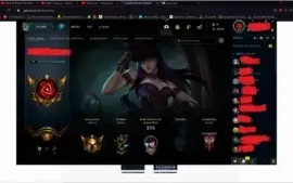 conta de lol  (da pra trocar email skins emojes e etc