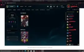 conta de lol  (da pra trocar email skins emojes e etc