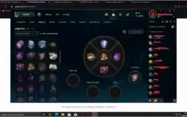 conta de lol  (da pra trocar email skins emojes e etc