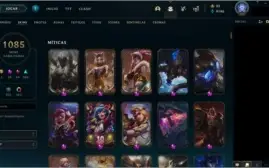 ACC DE COLECIONADOR 1085 SKINS & PAX TF - LEAGUE OF LEGENDS