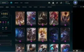 ACC DE COLECIONADOR 1085 SKINS & PAX TF - LEAGUE OF LEGENDS