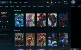 ACC DE COLECIONADOR 1085 SKINS & PAX TF - LEAGUE OF LEGENDS