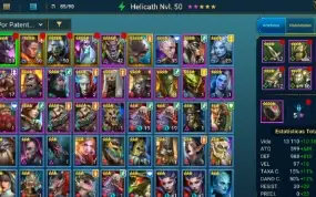 Conta raid shadow legends lilitu + helicath + ronda