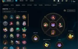 Conta gold 4, Com Troca de senha e email. 107 Skins