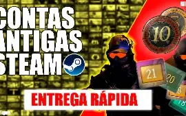 Conta Steam Antiga 01-21 Anos | Medalhas 5 E 10 Anos Cs2
