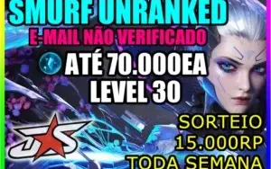 SMURF UNRANKED LOL LEAGUE OF LEGENDS LVL 30