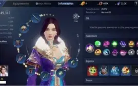Vendo conta lvl 46 49k de power, 1 spirit epico