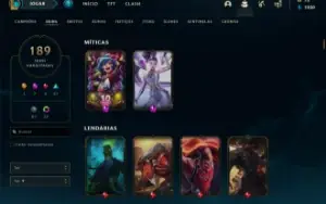 Contas league of legends