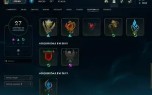 Contas league of legends