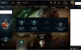 Conta League of Legends Platina 2