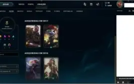 Conta League of Legends Platina 2