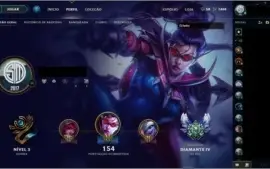 CONTA LEAGUE OF LEGENDS DIAMANTE 5 75PDL