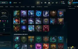 Conta LOL LVL 235 | 125 Campeões| 151 Skins |UNRANKED| 2015