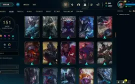 Conta LOL LVL 235 | 125 Campeões| 151 Skins |UNRANKED| 2015