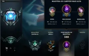 CONTA PLATINA lll LOL
