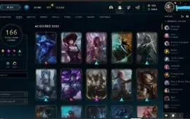 Conta League Of Legends Level 502 Platina