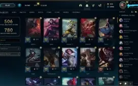 Conta League Of Legends Level 502 Platina