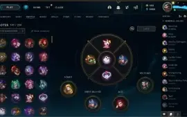 Conta League Of Legends Level 502 Platina