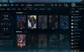 Conta Level 43 Com 134 skin Elo Prata