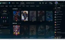 Conta Level 43 Com 134 skin Elo Prata