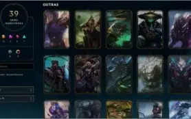 Conta League of Legends Platina com skins raras